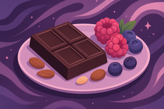 Snack Smart 🍓 Pairings with Dark Chocolate to Boost Mood & Glow